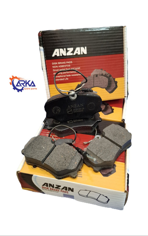 لنت ترمز جلو 405،پارس،سمند ANZAN+یکسال ضمانت